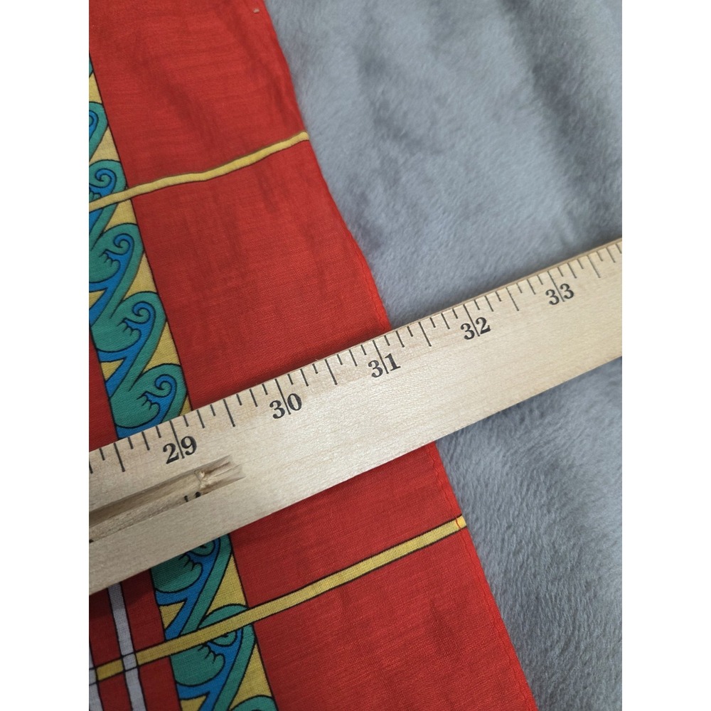Ginnie Johansen Vintage Square Scarf Native American Southwest Wall Hanging - Picture 7 of 9